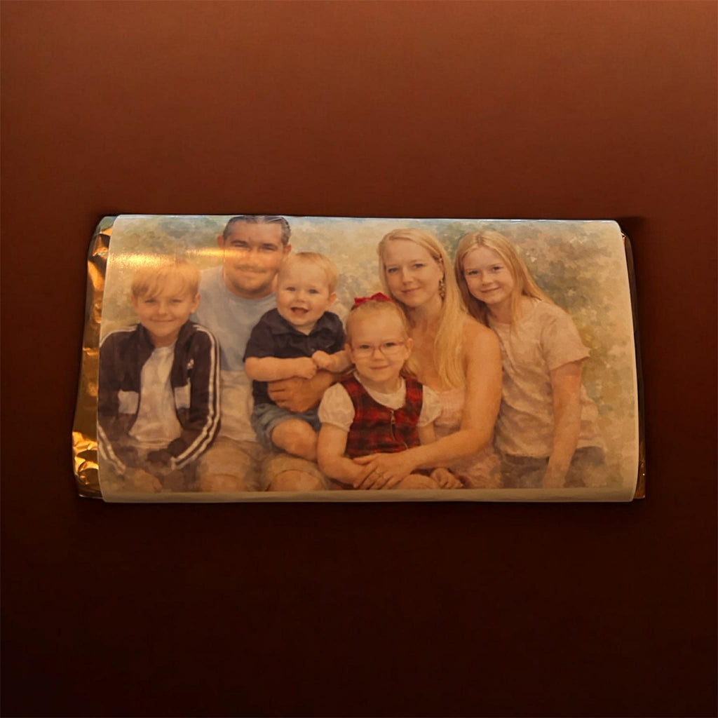 Personalised Photo Chocolate Bar Gift | Includes 100g Galaxy Bar