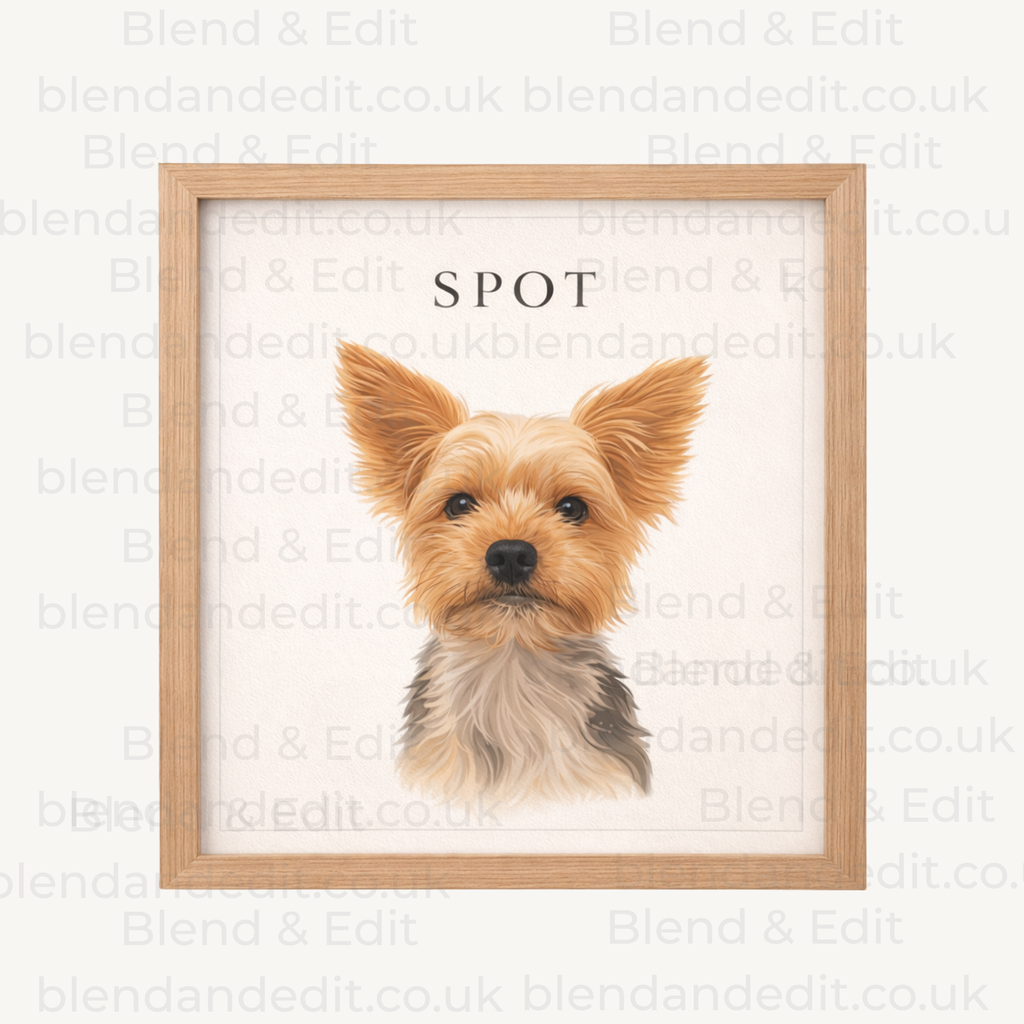 Custom Pet Portrait from Photo