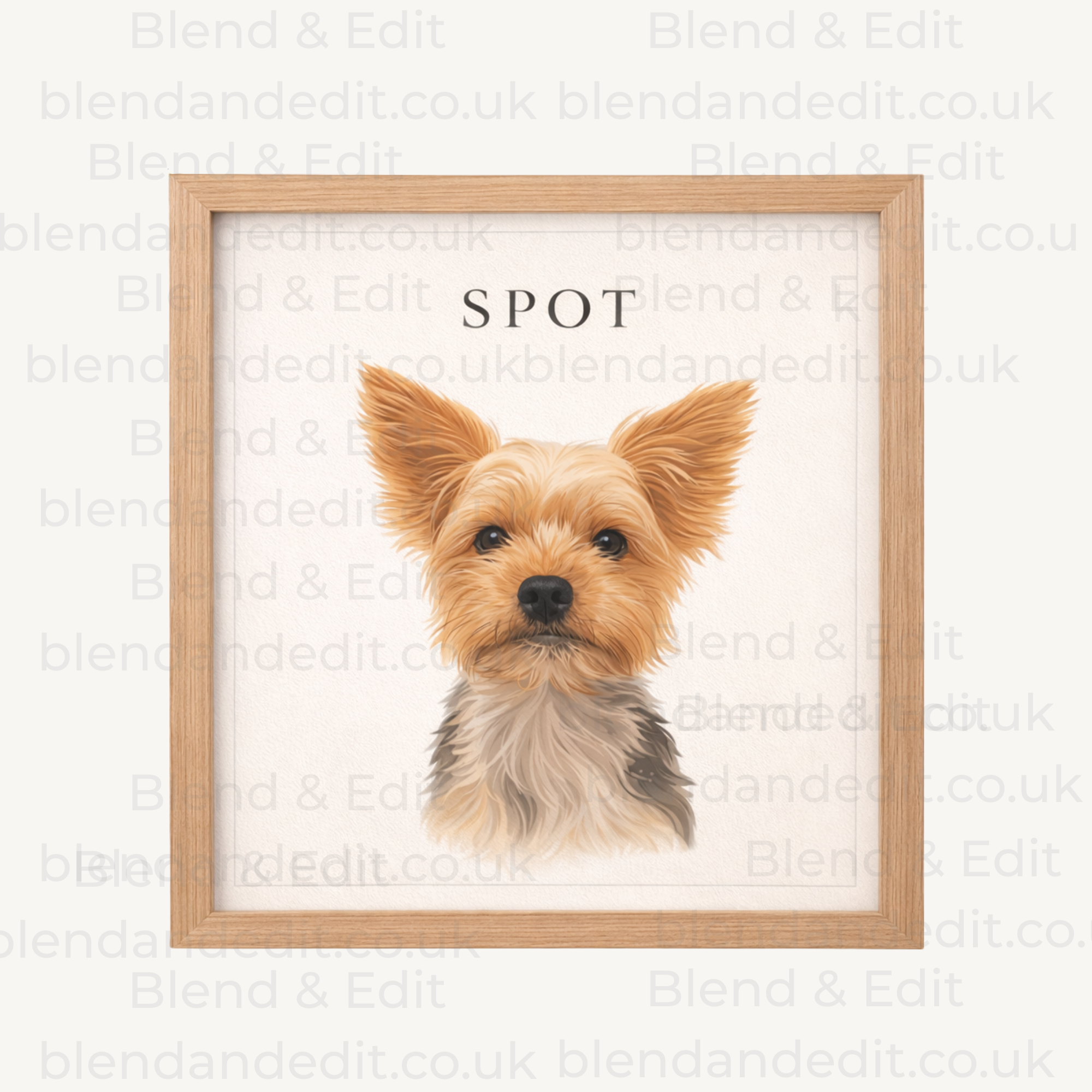 Custom Pet Portrait from Photo