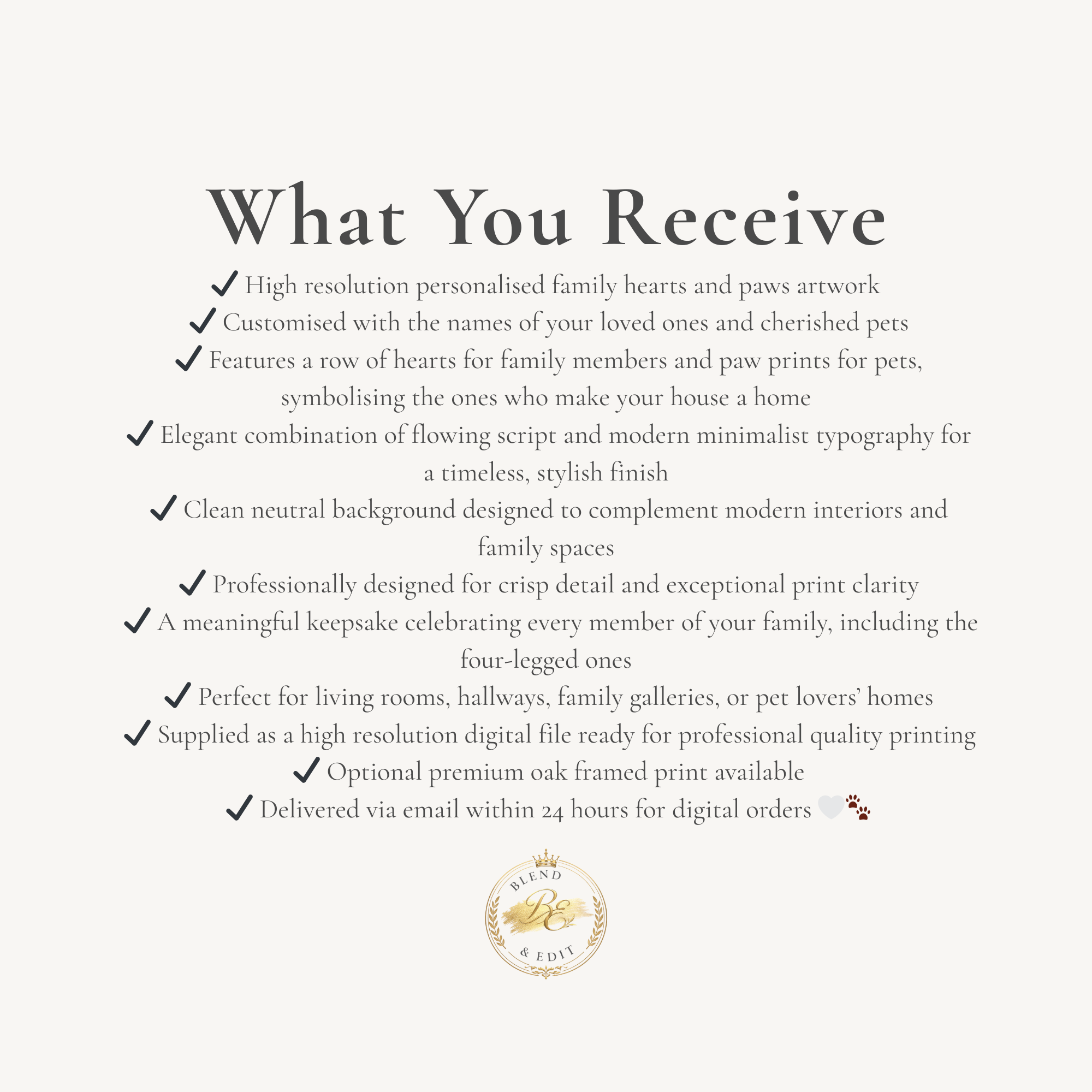 Custom Family & Pet Wall Art