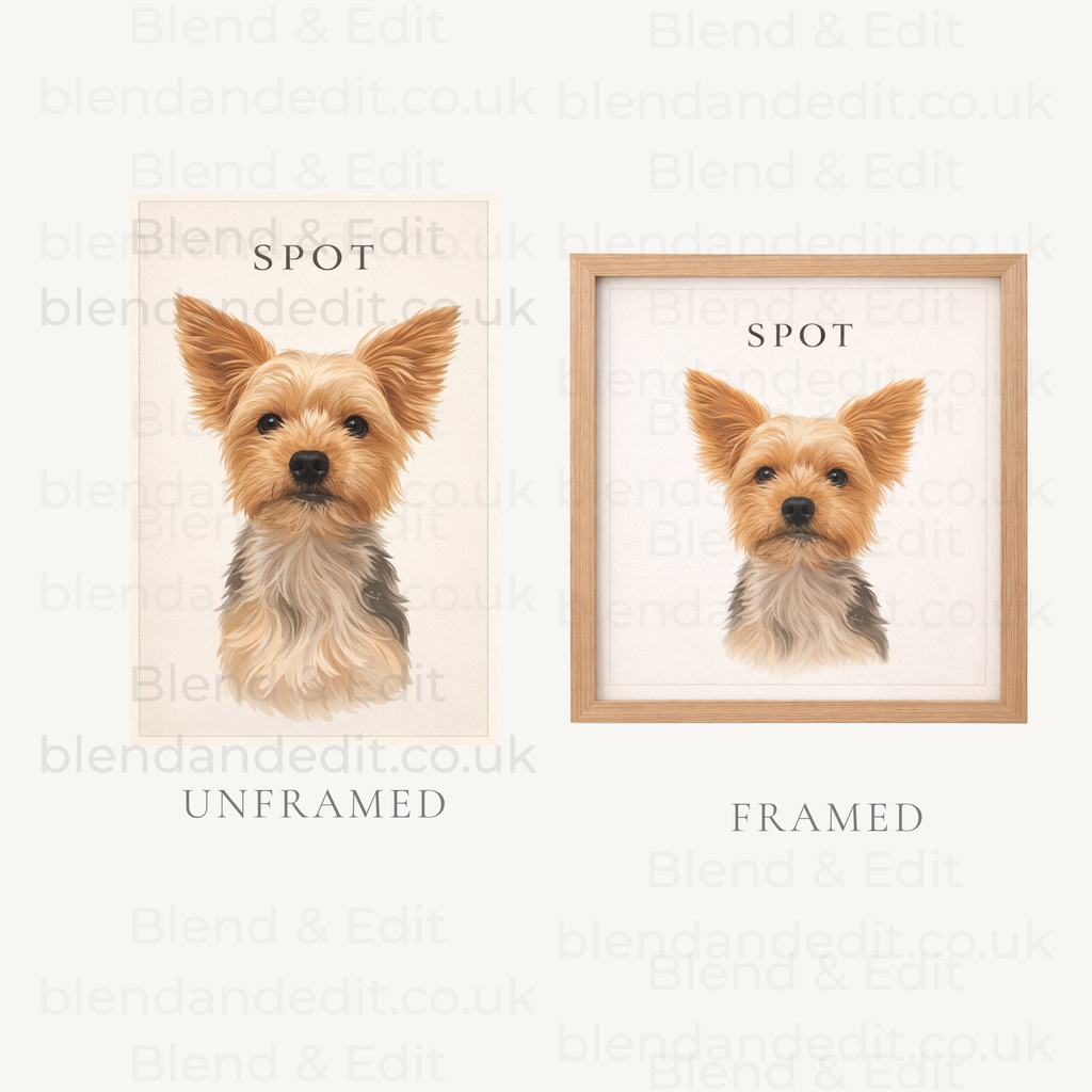 Custom Pet Portrait from Photo