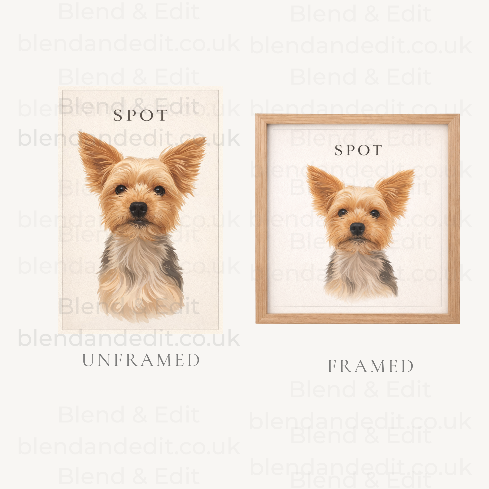 Custom Pet Portrait from Photo