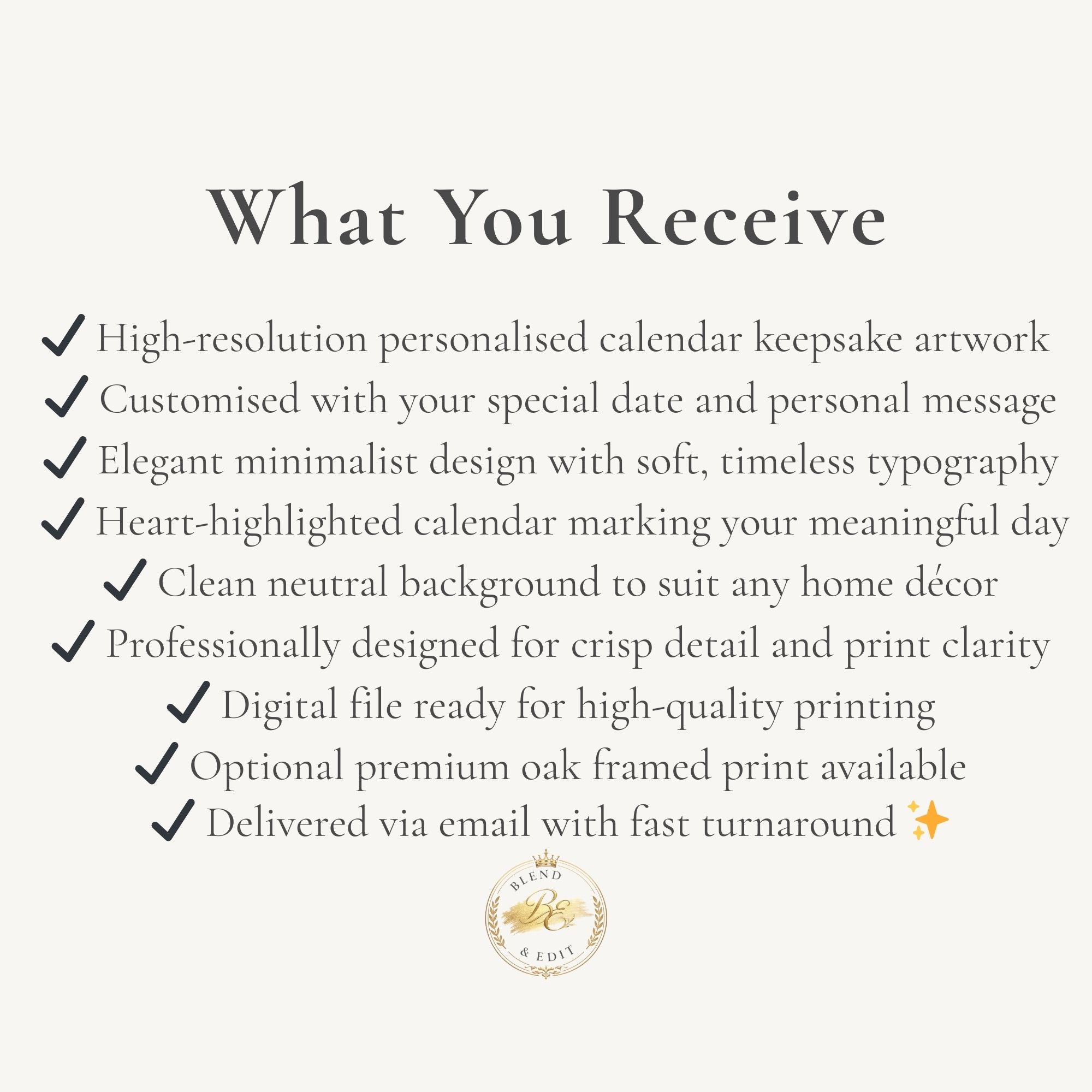 Personalised “The Day You Became Mine” Print – Custom Date Artwork