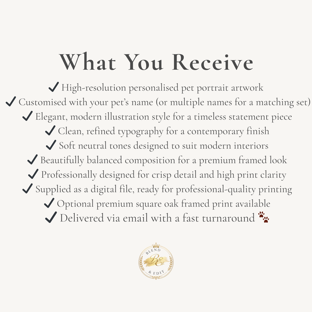 Custom Pet Portrait from Photo