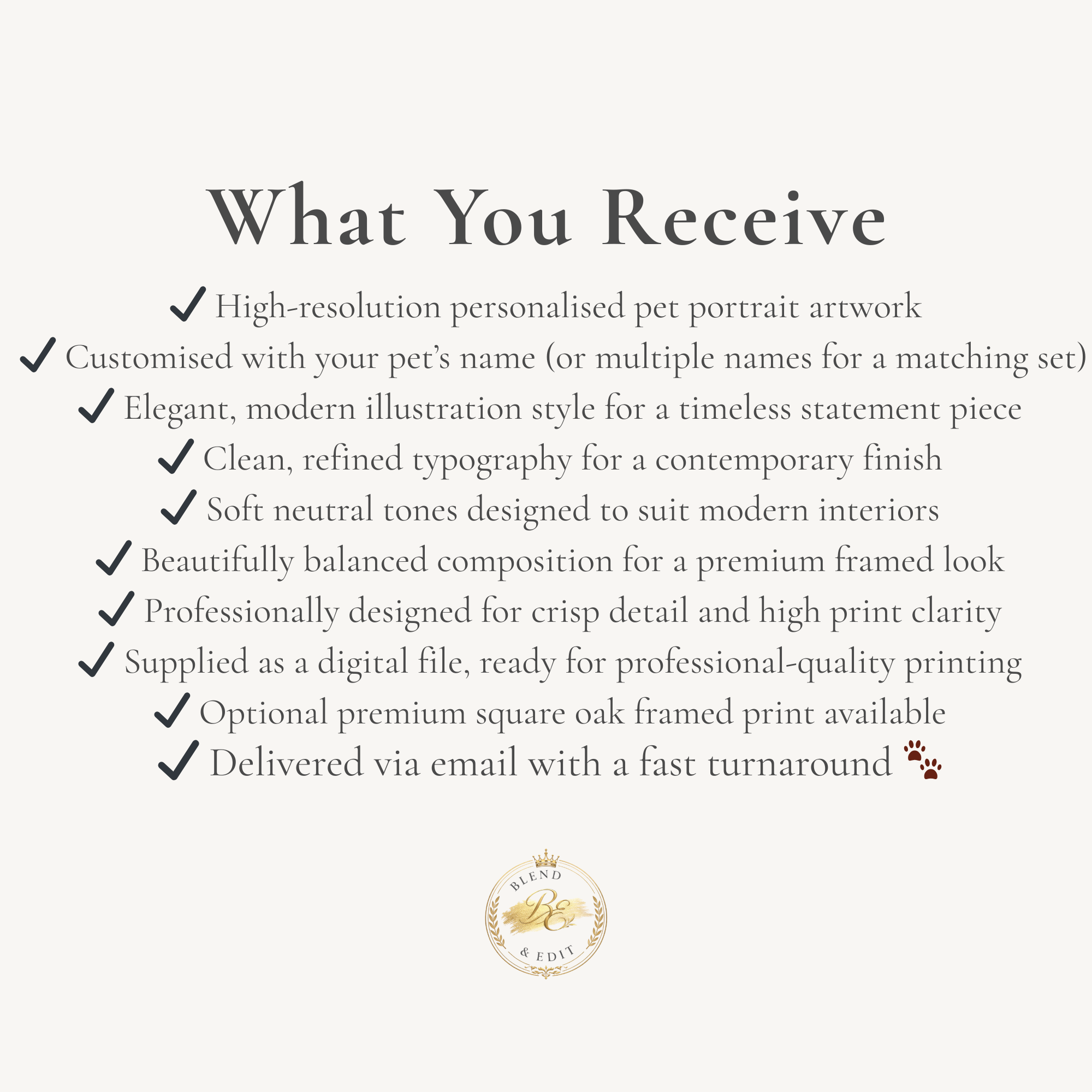 Custom Pet Portrait from Photo