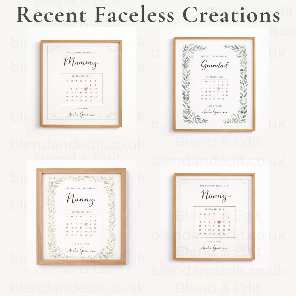 Personalised “The Day You Became Mine” Print – Custom Date Artwork