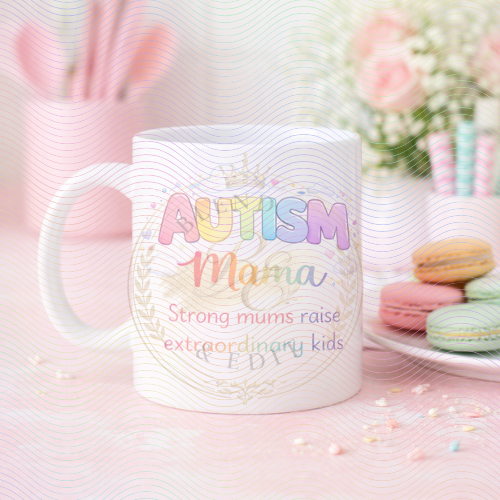 Autism Mama & Mummy Mug | Gift for Autism Mums