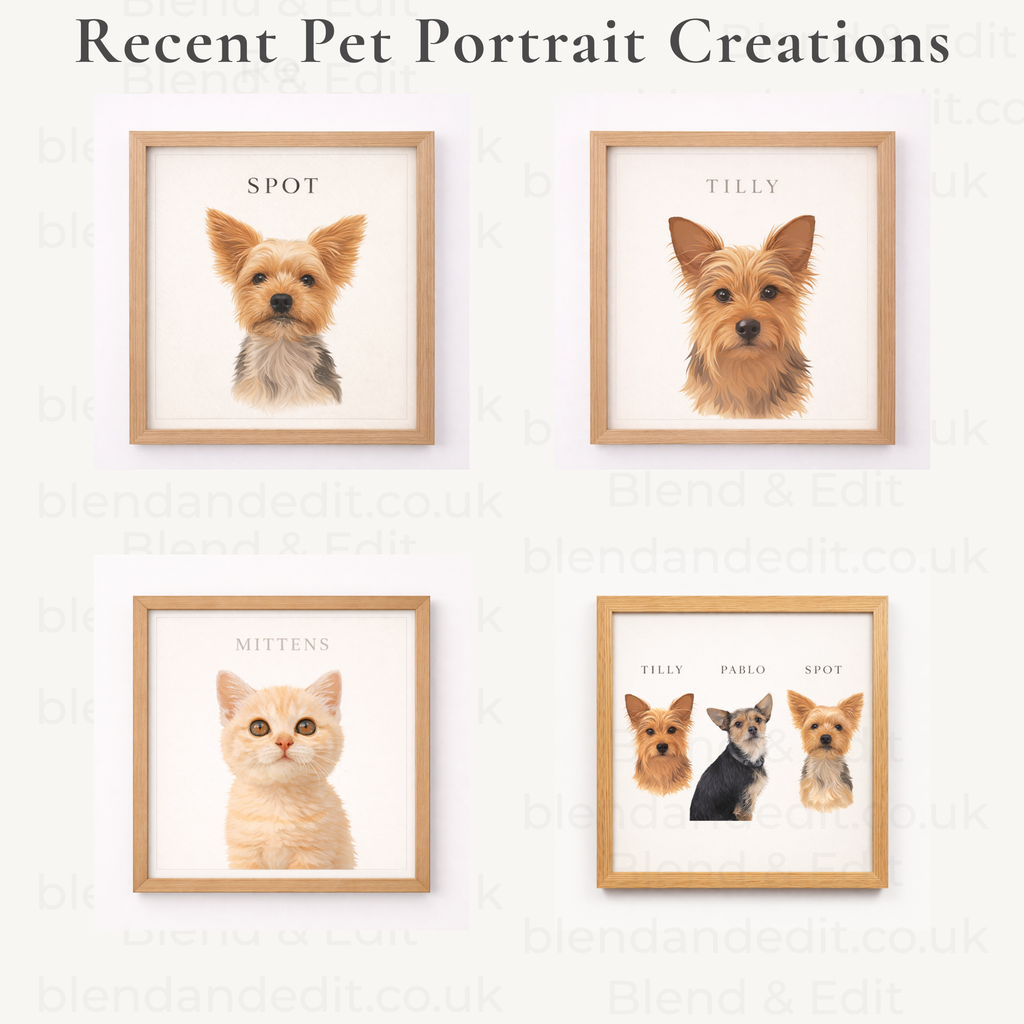 Custom Pet Portrait from Photo