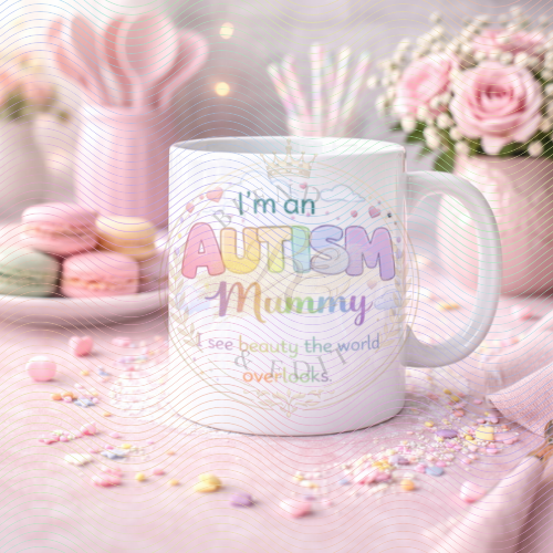 Autism Mama & Mummy Mug | Gift for Autism Mums