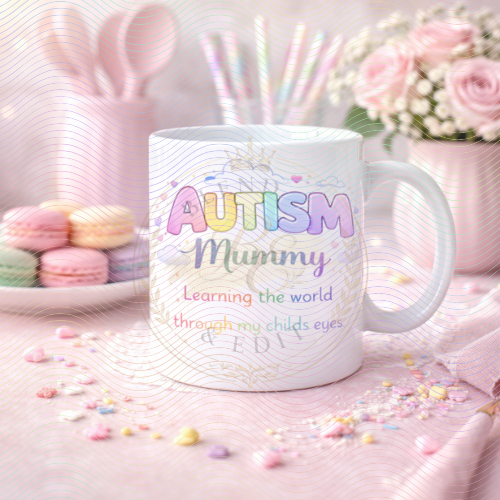 Autism Mama & Mummy Mug | Gift for Autism Mums
