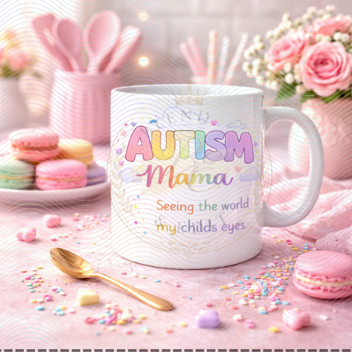 Autism Mama & Mummy Mug | Gift for Autism Mums