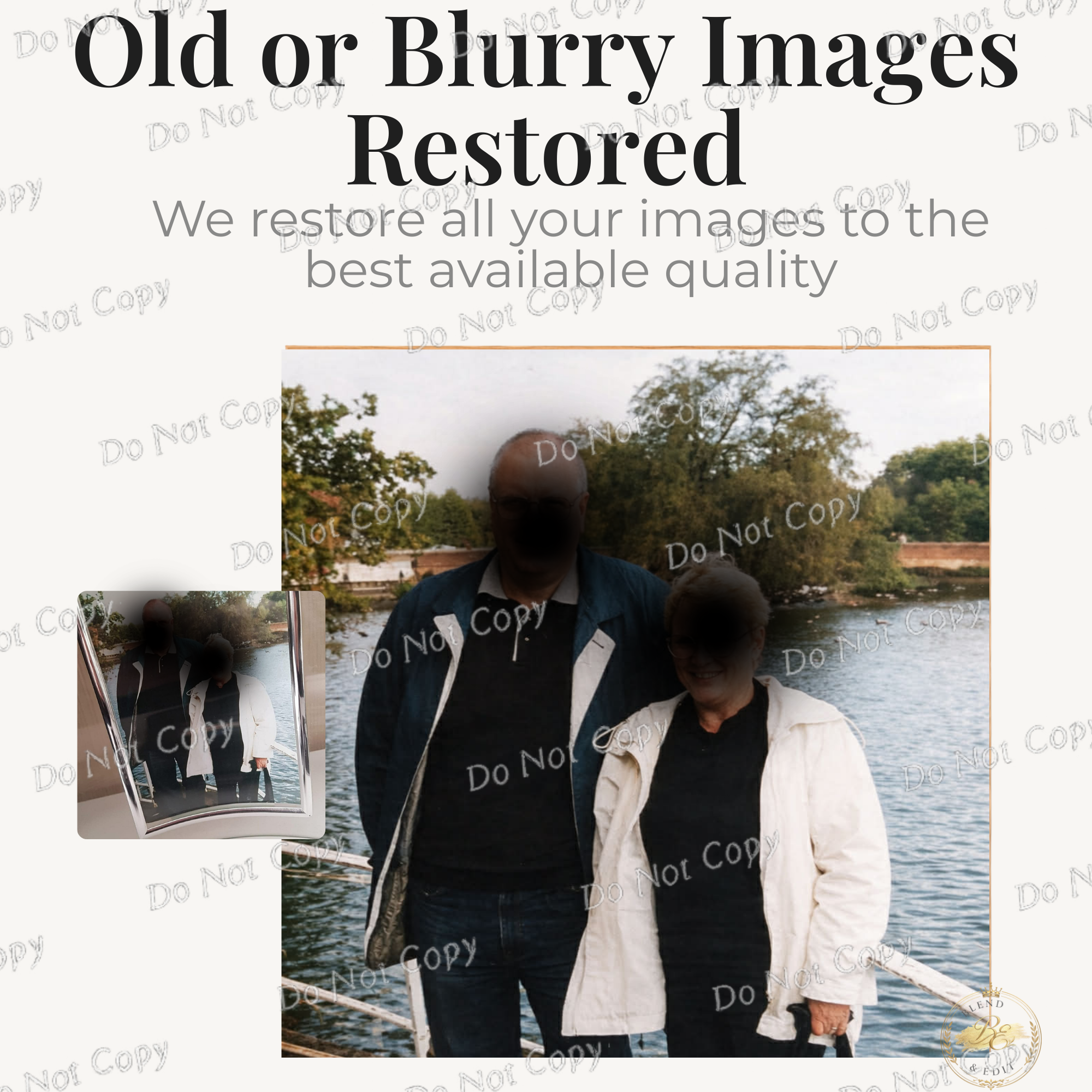 Professional Photo Restoration Service | Restore Old & Damaged Photos to Life
