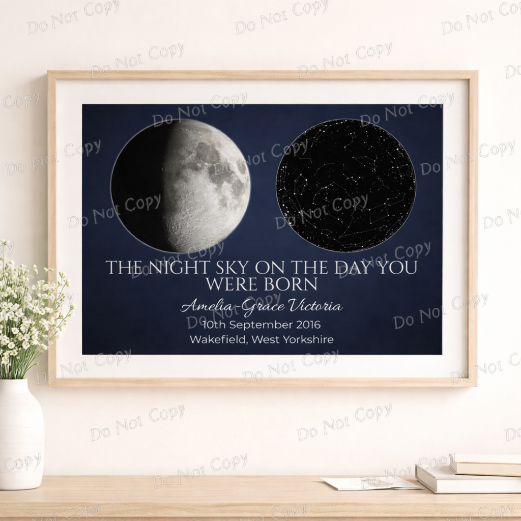 Personalised Night Sky Print