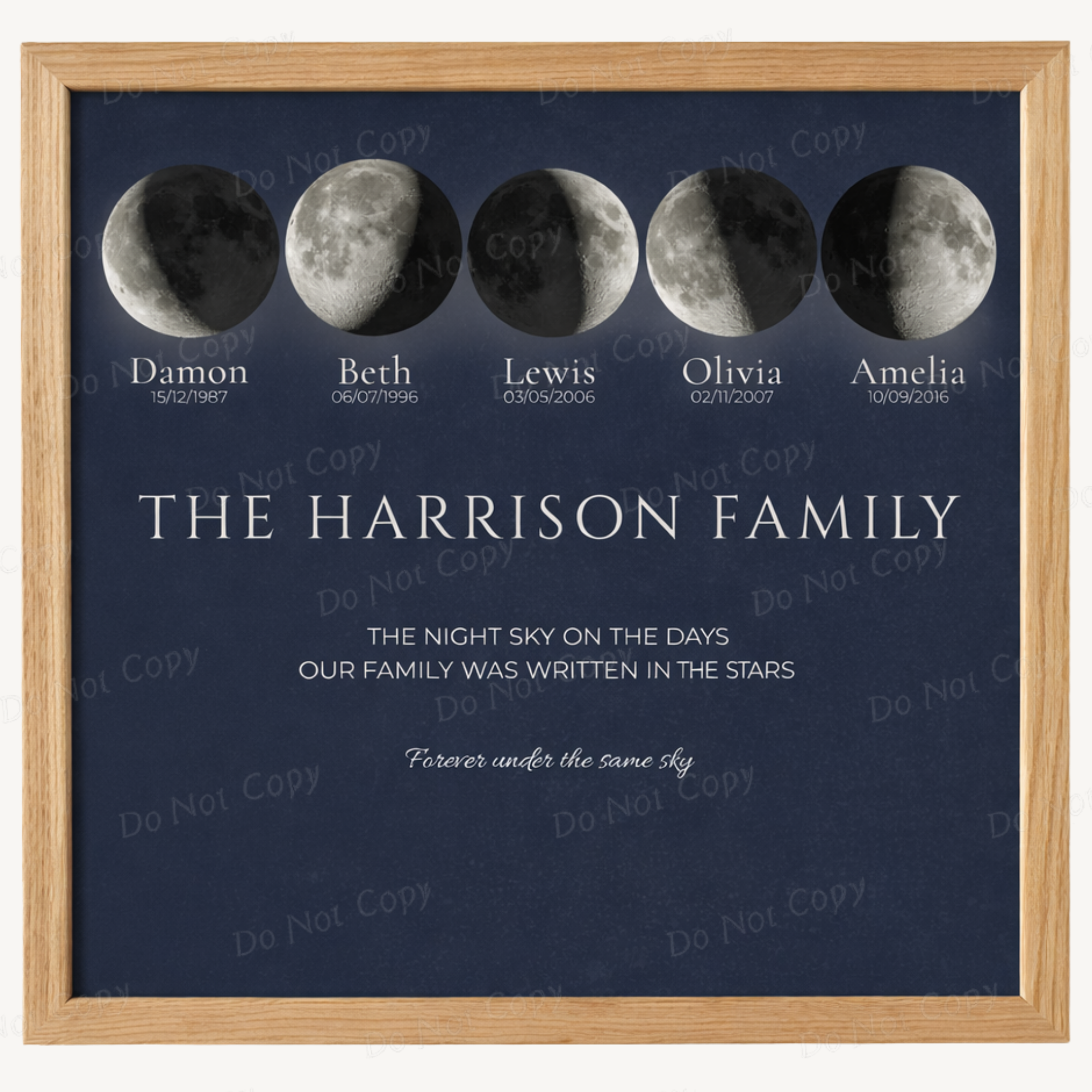 Personalised Moon Story Print