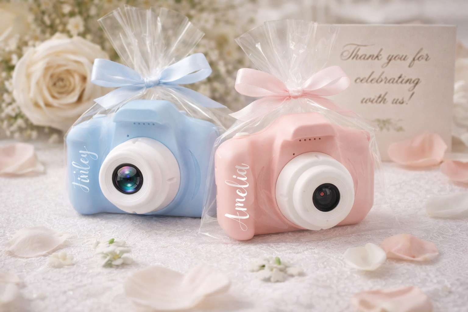Personalised Children’s Wedding Camera Favour Set