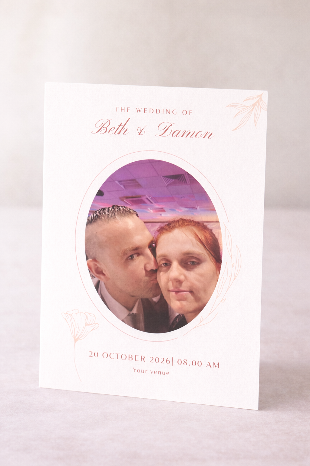 Custom Designed Wedding Invitations