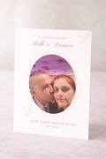 Personalised Photo Wedding Invitations | Elegant Minimal Wedding Invite | Custom Printed Invitations