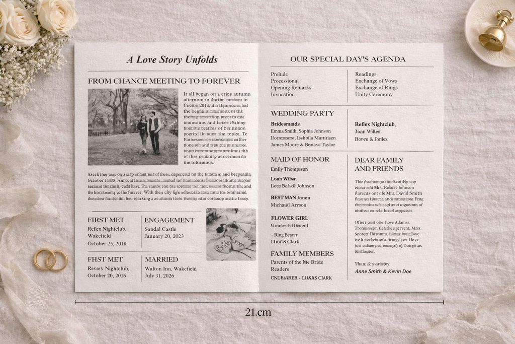 Personalised Wedding Newspaper