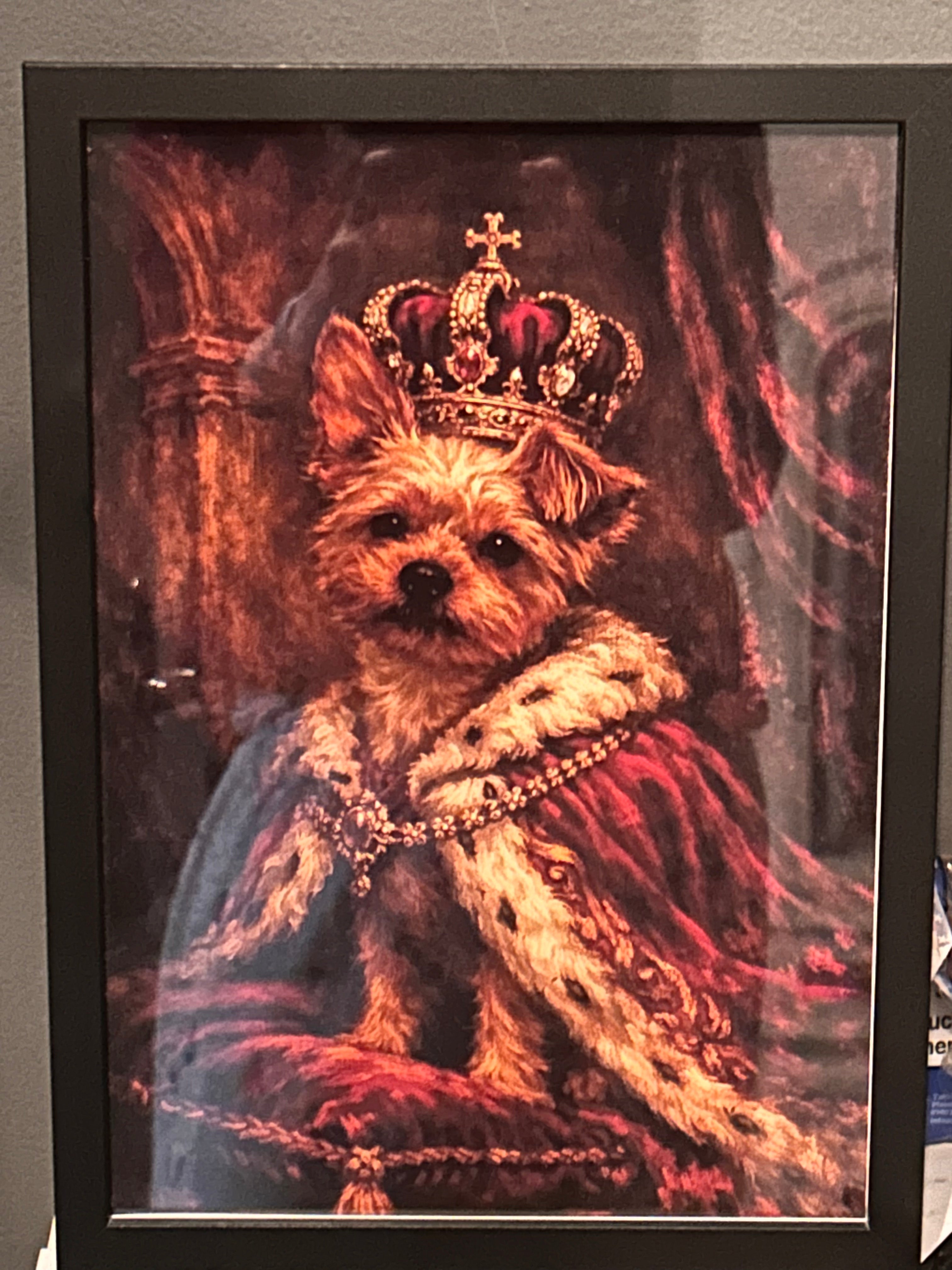 Personalised Royal Pet Portrait (Custom Dog & Cat Wall Art)