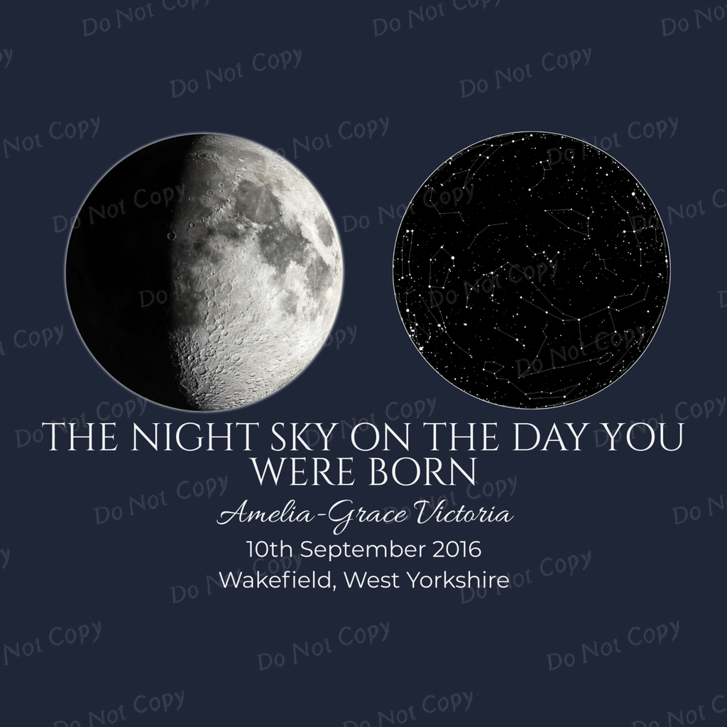 Personalised Night Sky Print