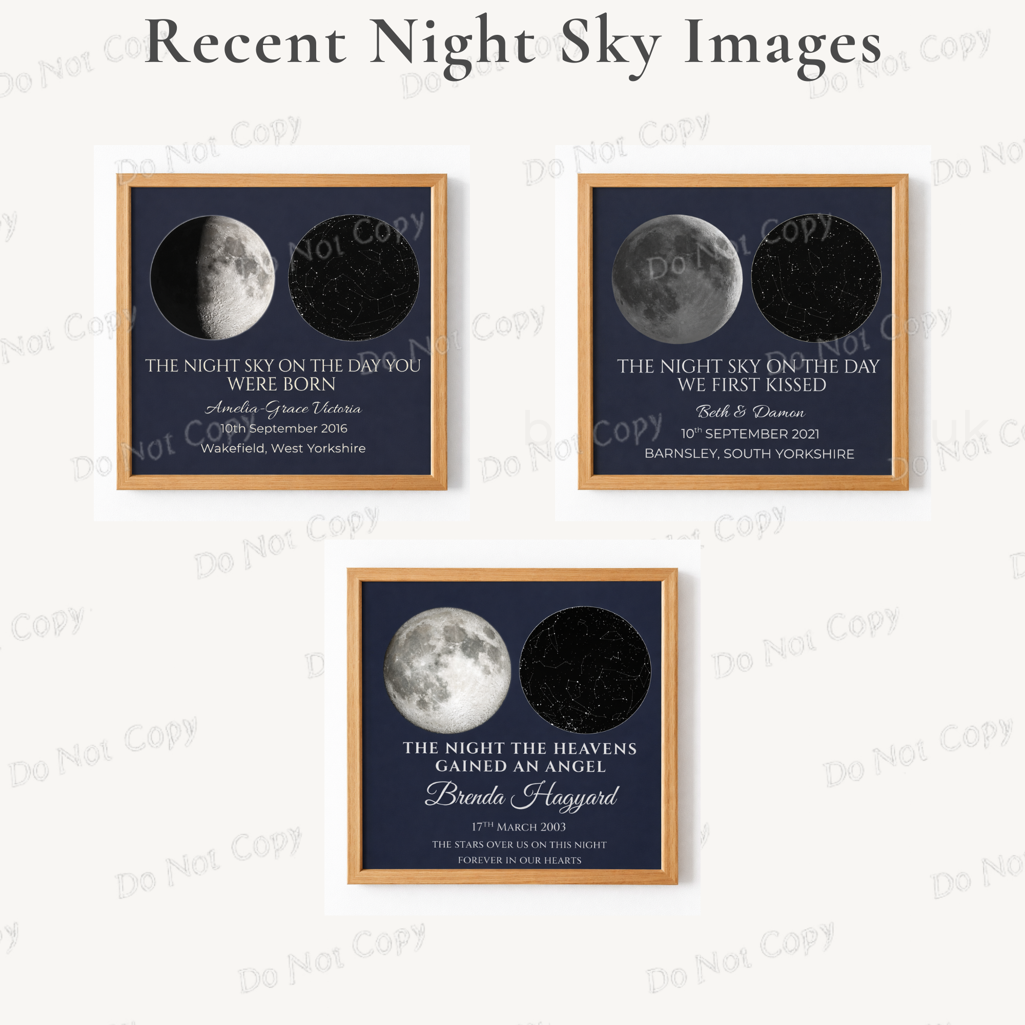 Personalised Night Sky Print