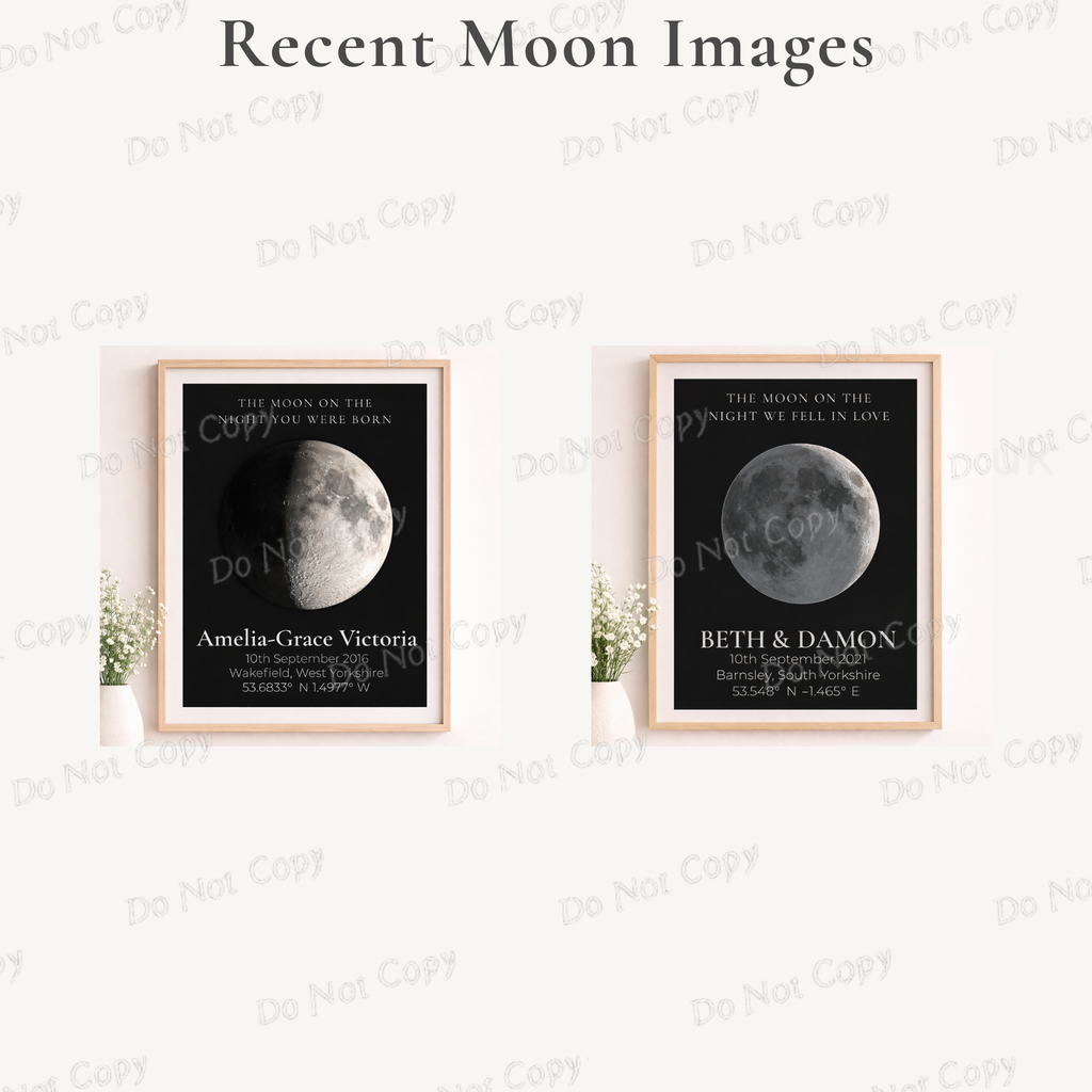 Personalised Moon Phase Print