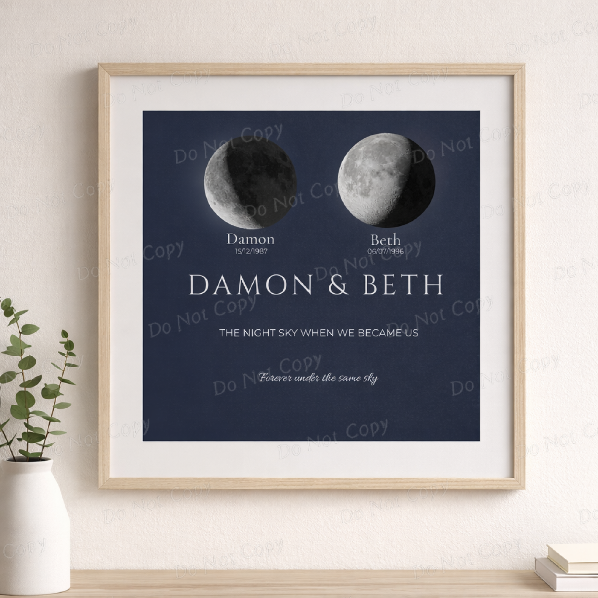 Personalised Moon Story Print