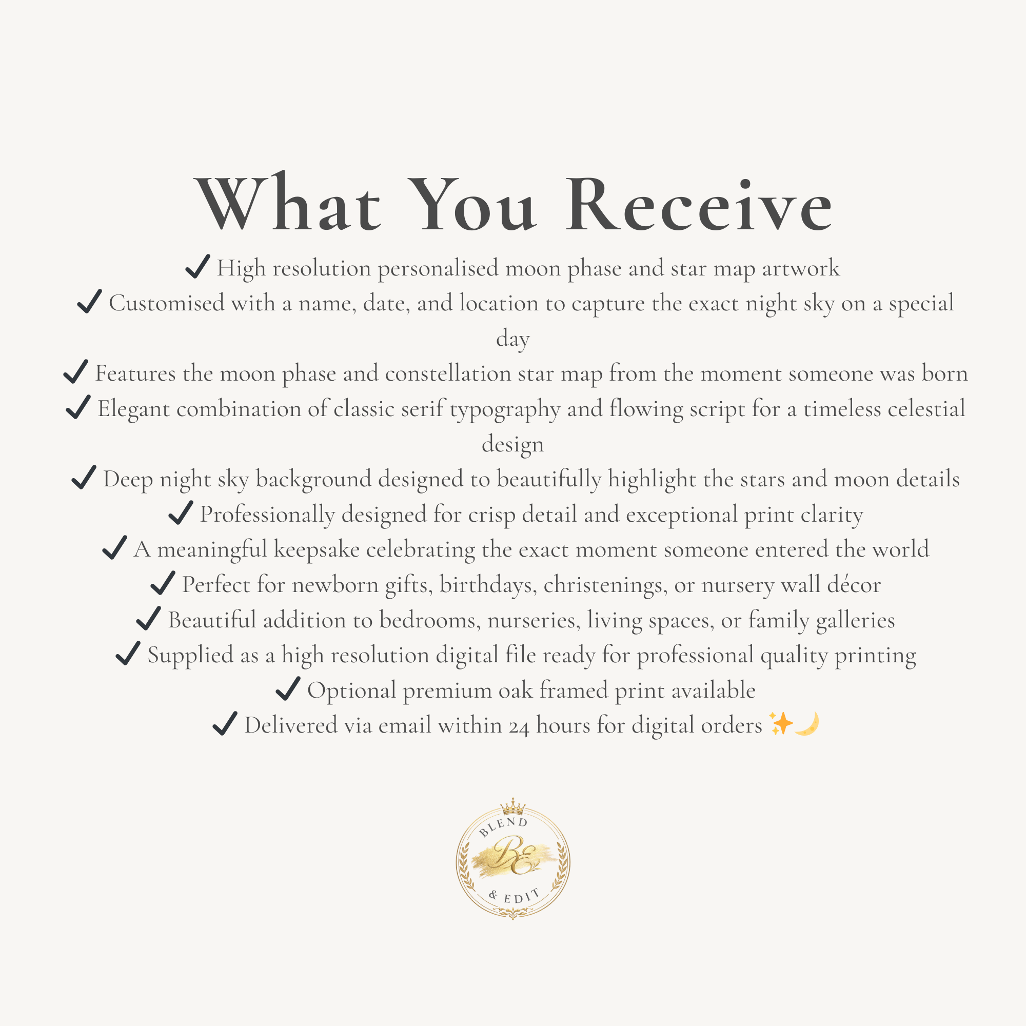 Personalised Night Sky Print