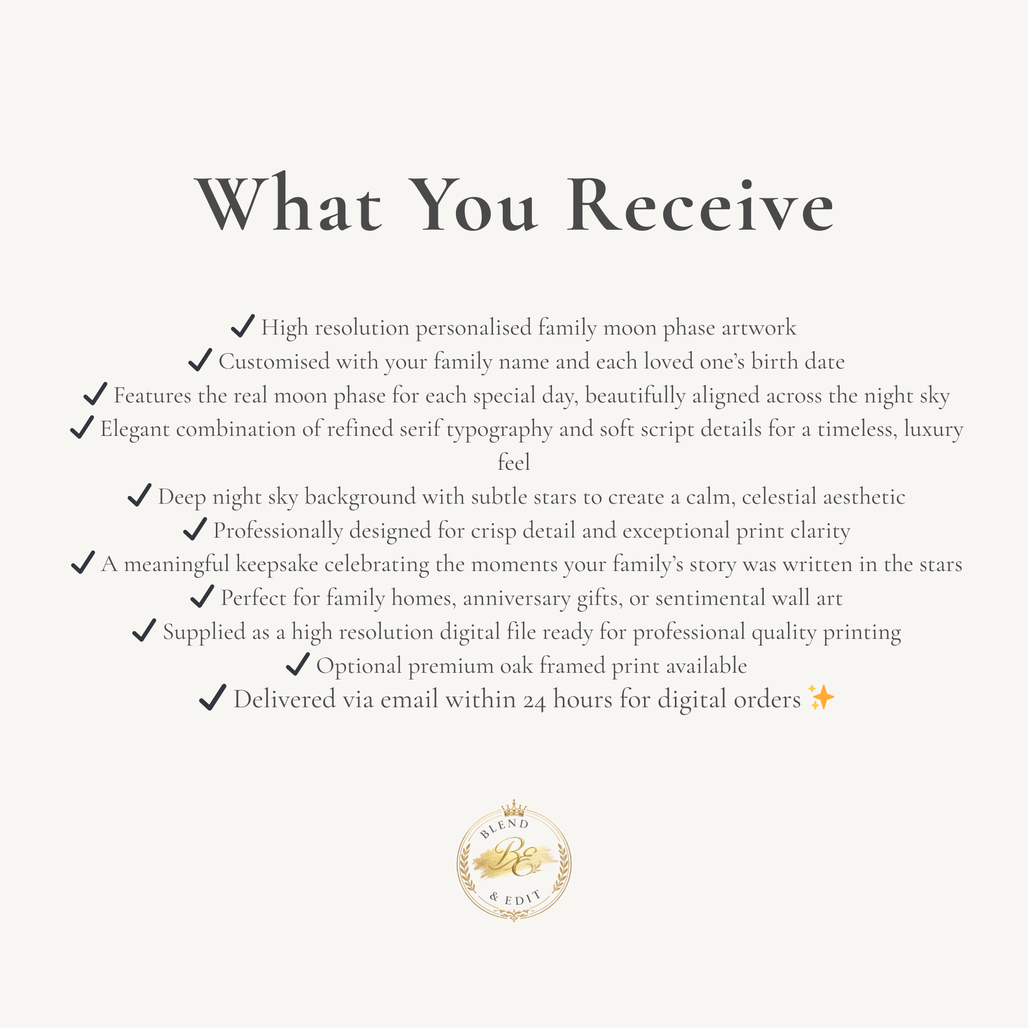 Personalised Moon Story Print