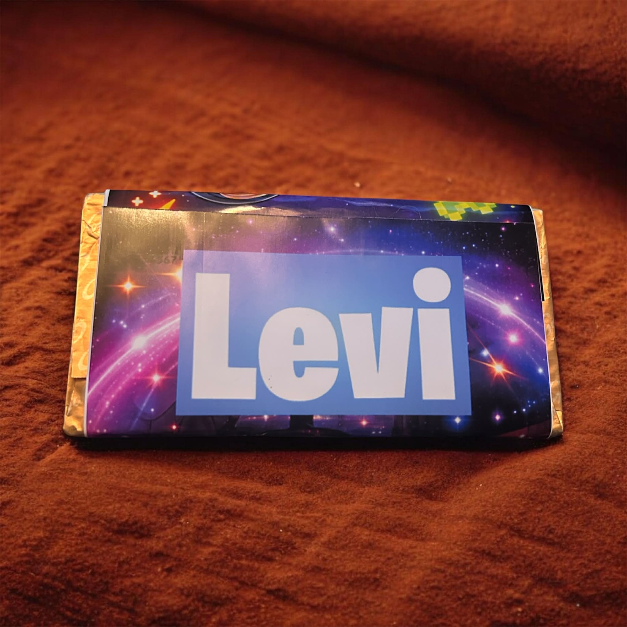Custom Cartoon Photo Chocolate Bar Gift | Includes 100g Galaxy Bar