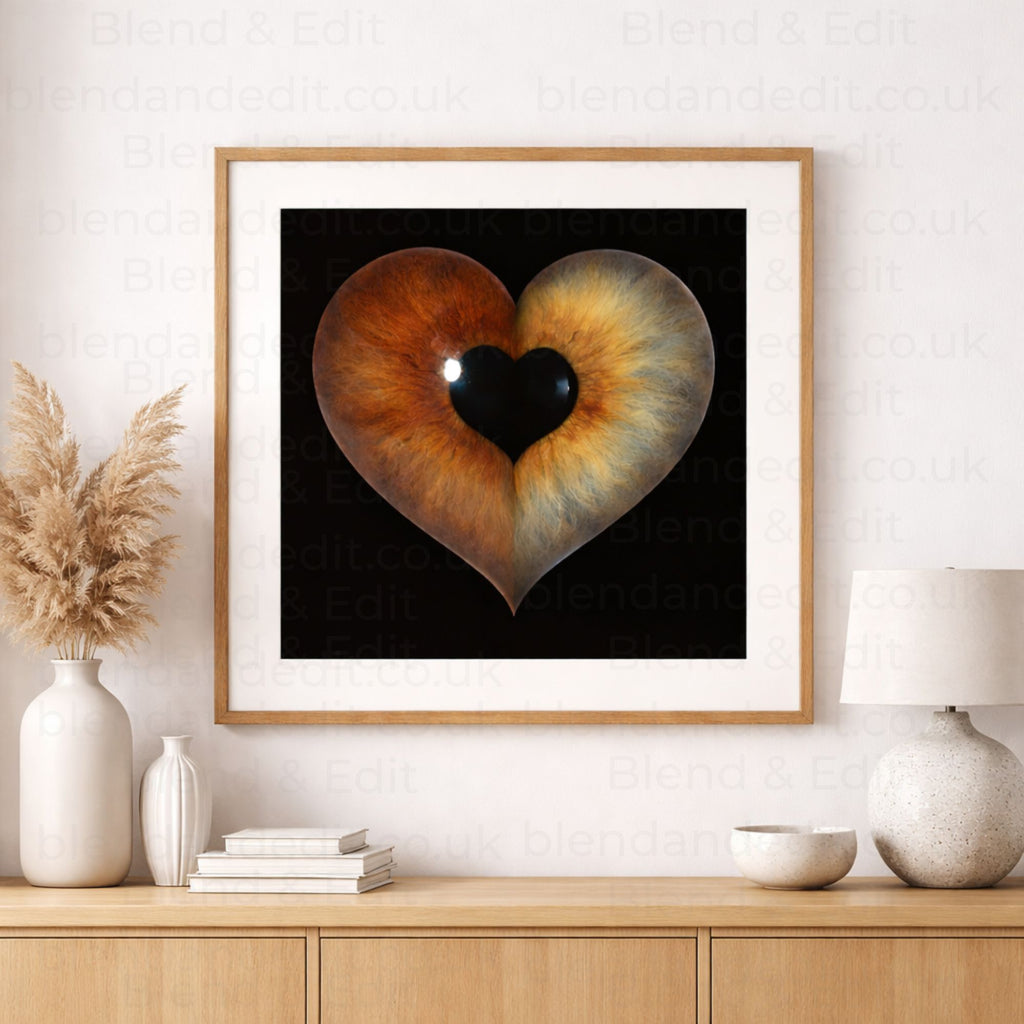 Personalised Iris Eye Print – Custom Digital Artwork
