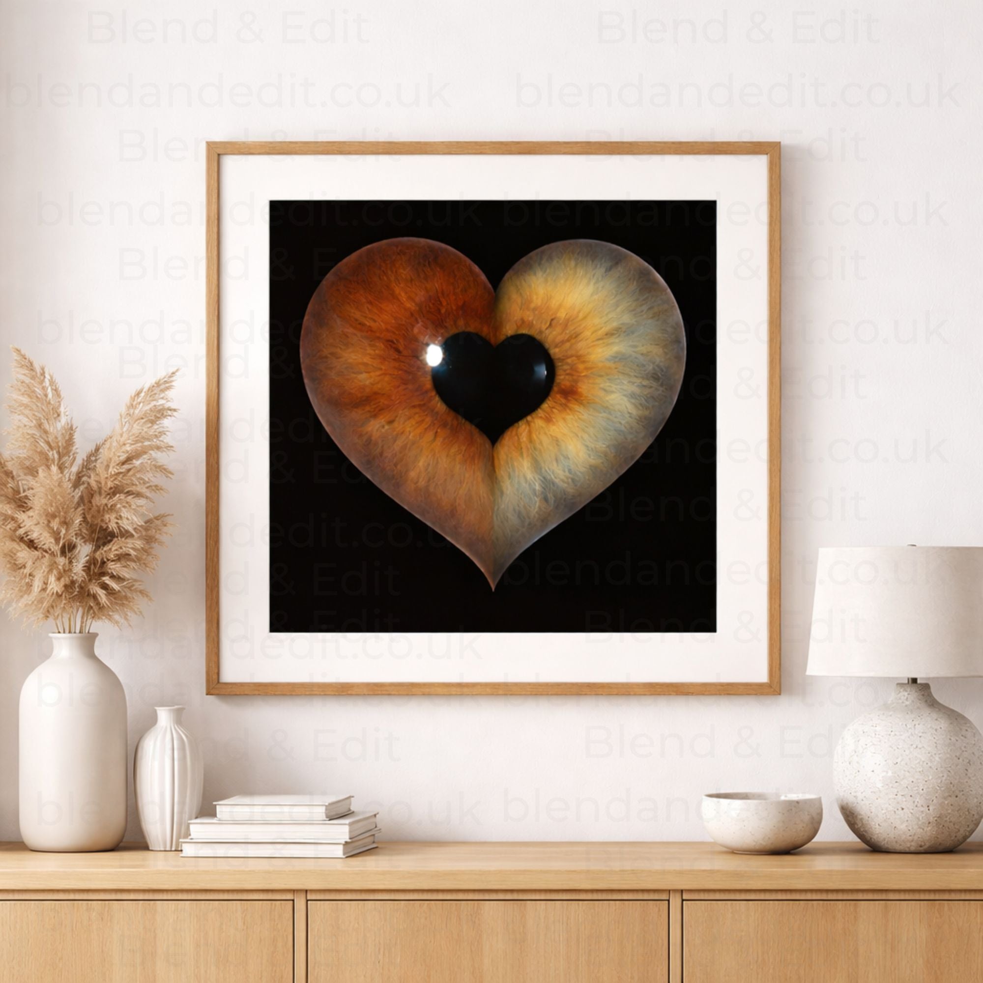 Personalised Iris Eye Print – Custom Digital Artwork