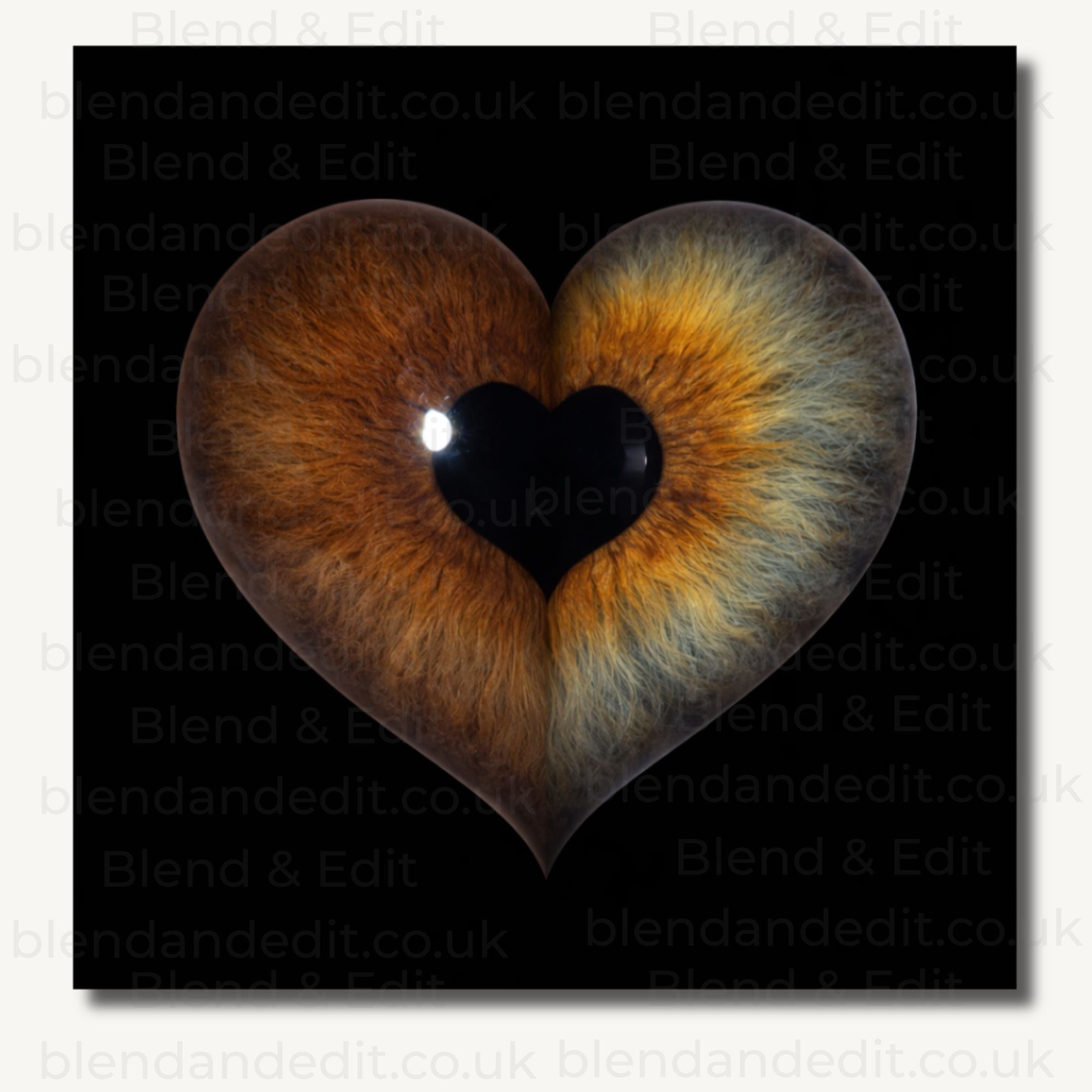 Personalised Iris Eye Print – Custom Digital Artwork