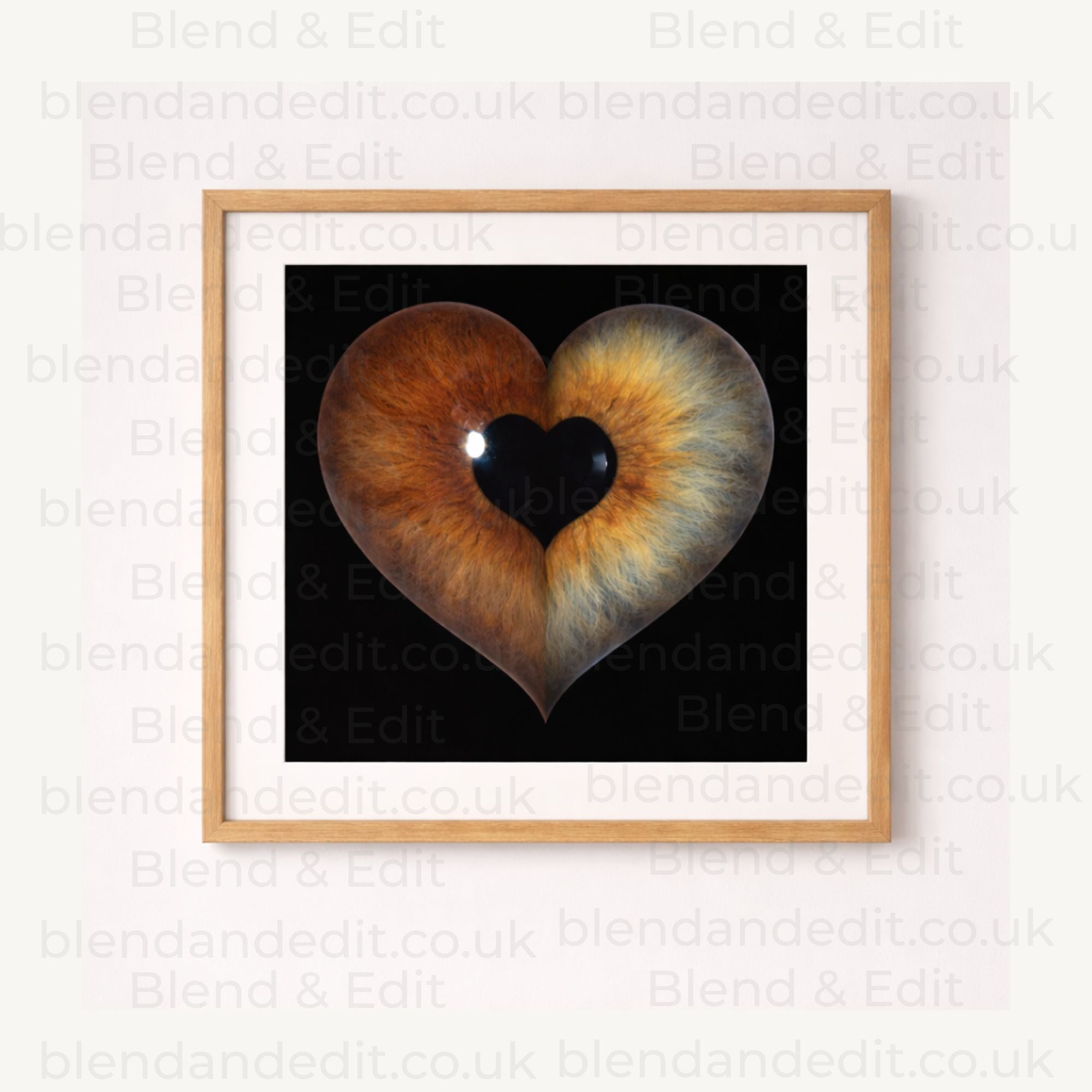 Personalised Iris Eye Print – Custom Digital Artwork