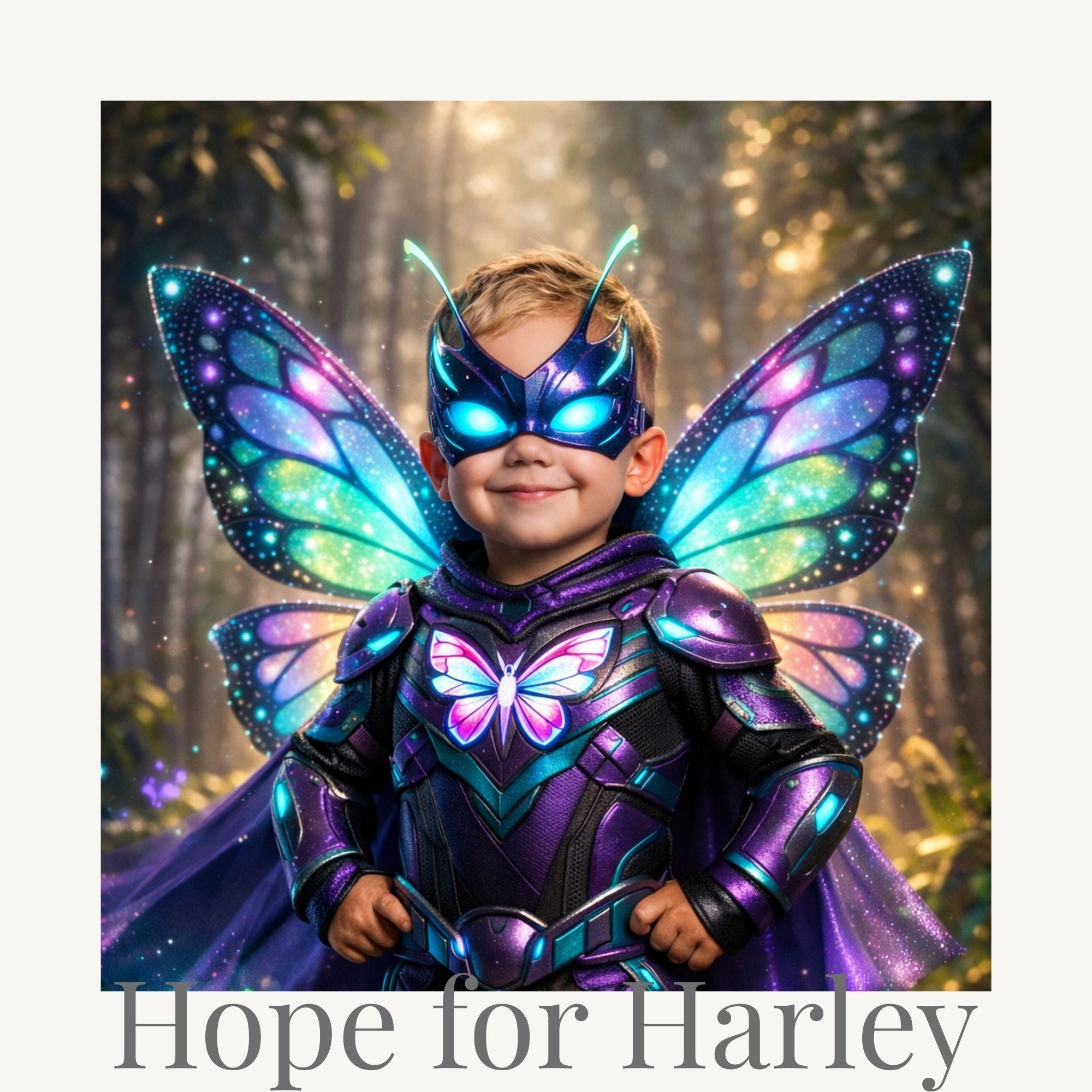 Personalised Superhero Print – Supporting Harley’s Treatment