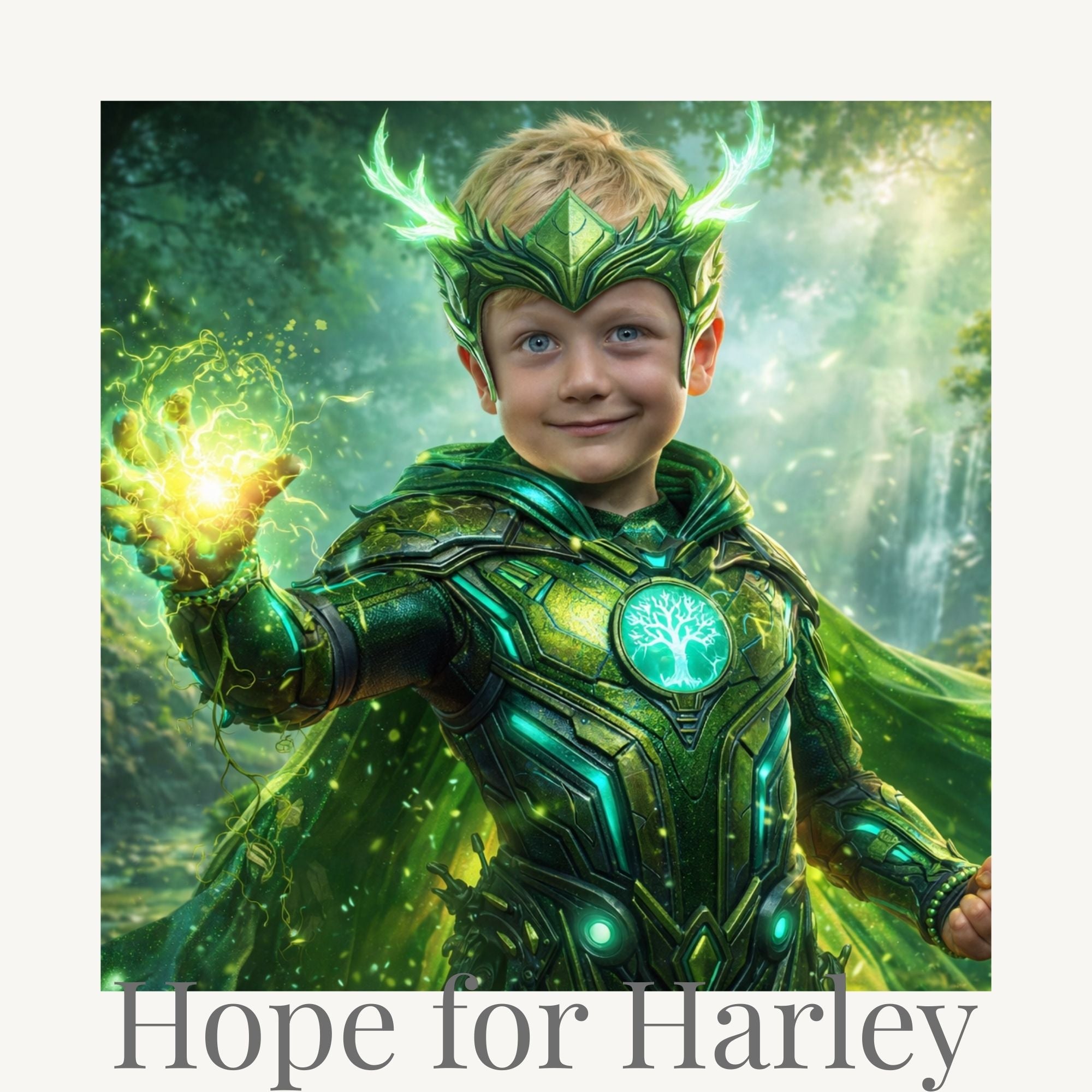 Personalised Superhero Print – Supporting Harley’s Treatment